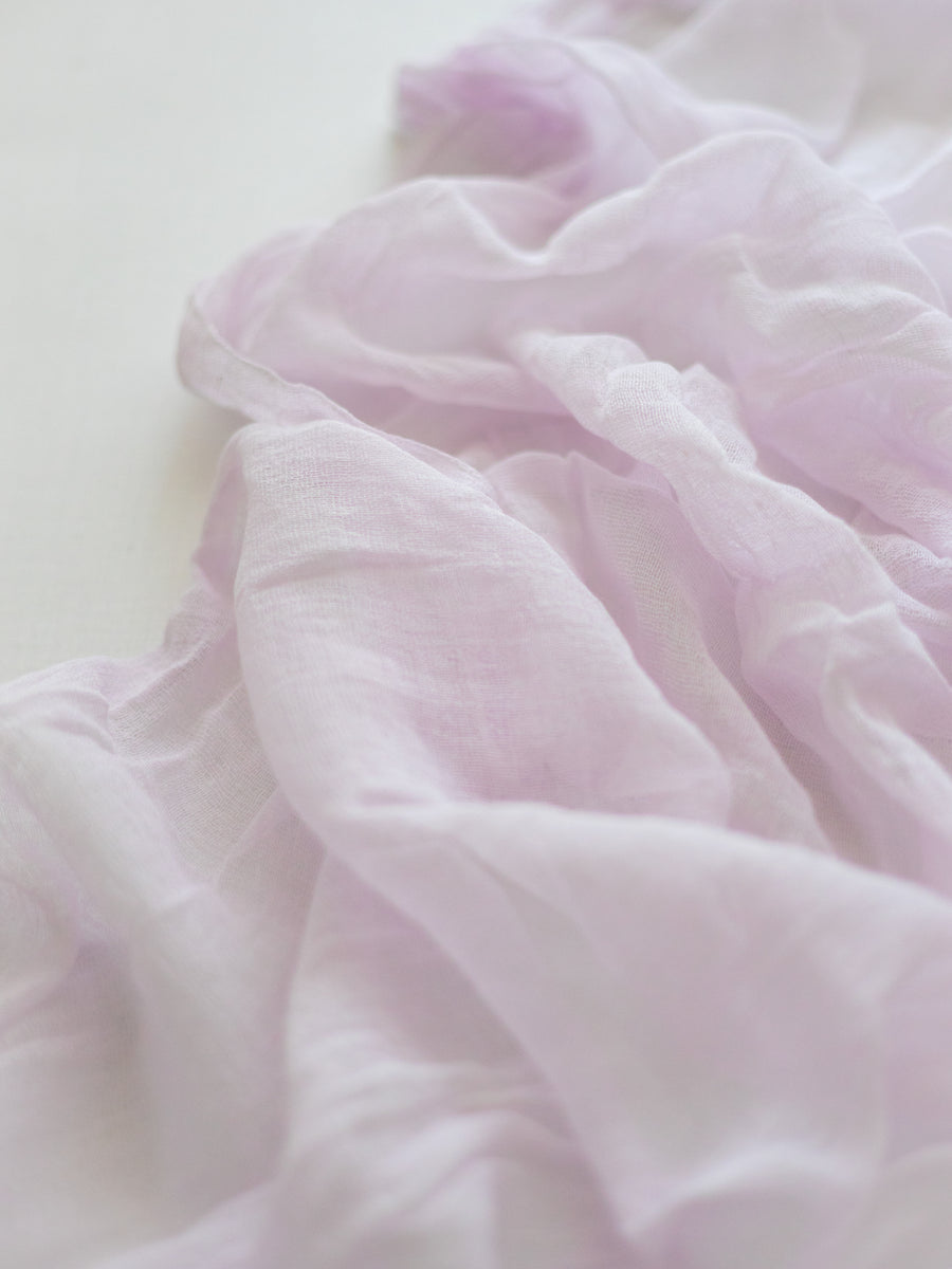 Gauze Table Runner：Lilac