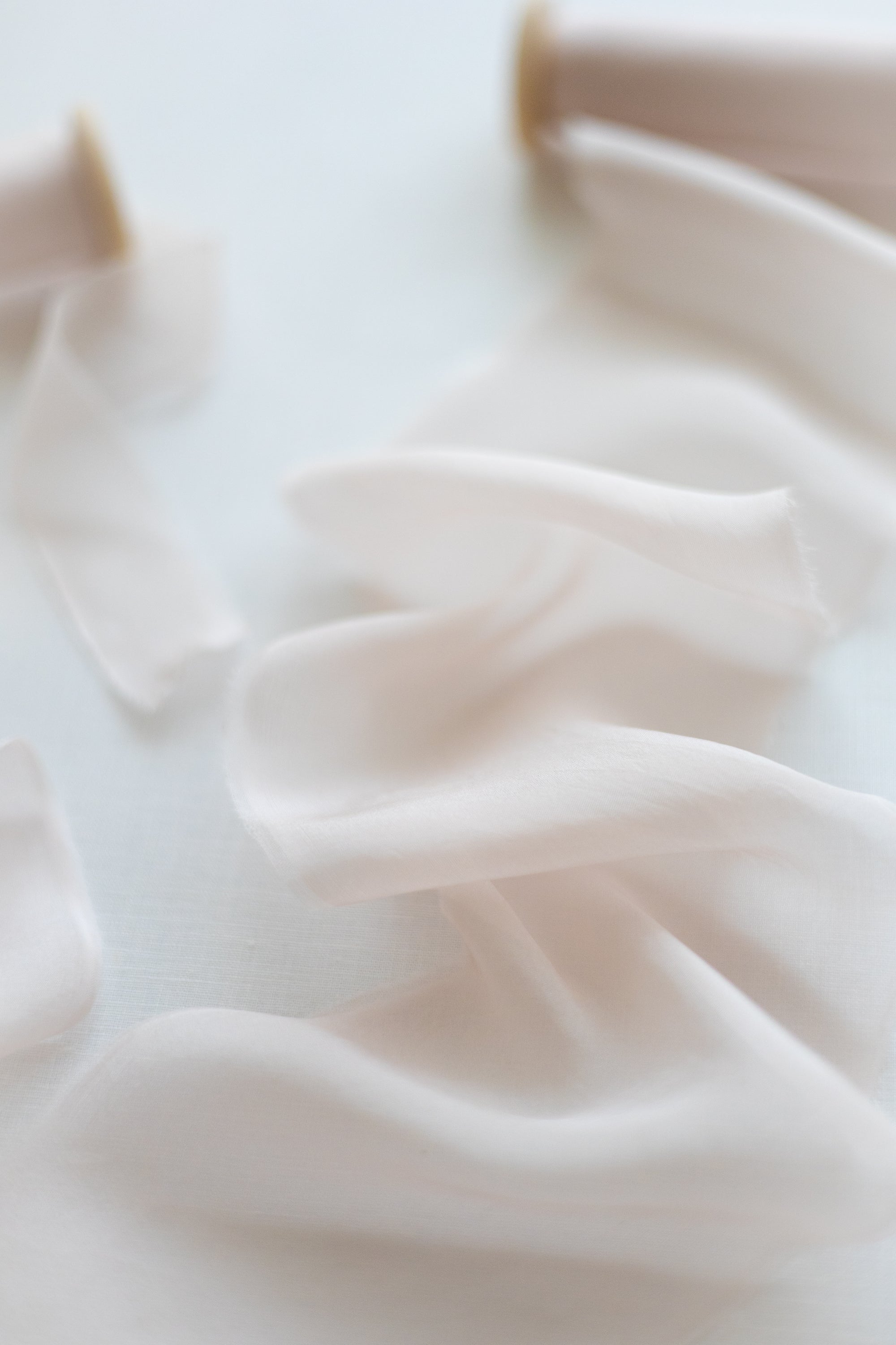 Gauze Silk Ribbon：Soft Pink