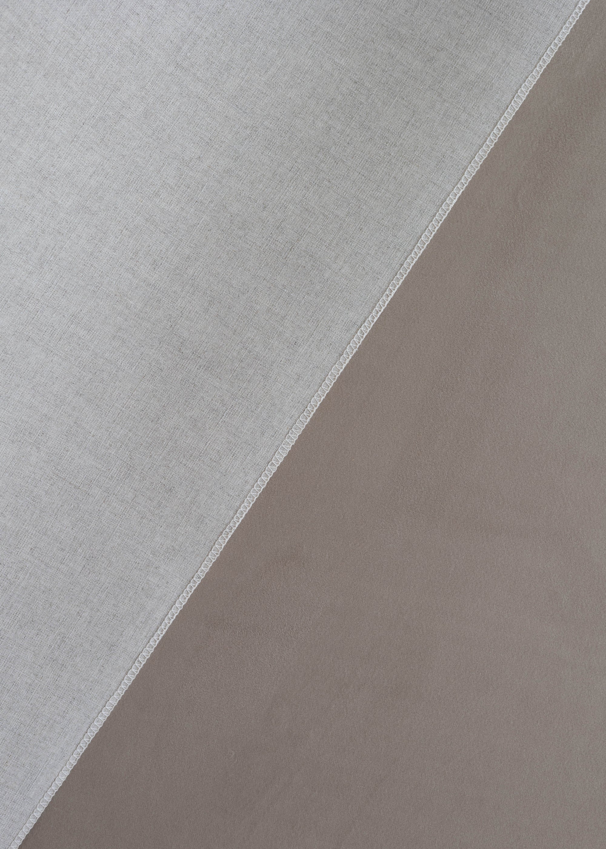 Double Sided Rollable Styling Surface  / Linen (Flax) x Velvet (Warm Beige)