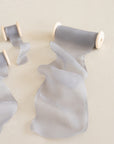 Gauze Silk Ribbon：Dove Gray