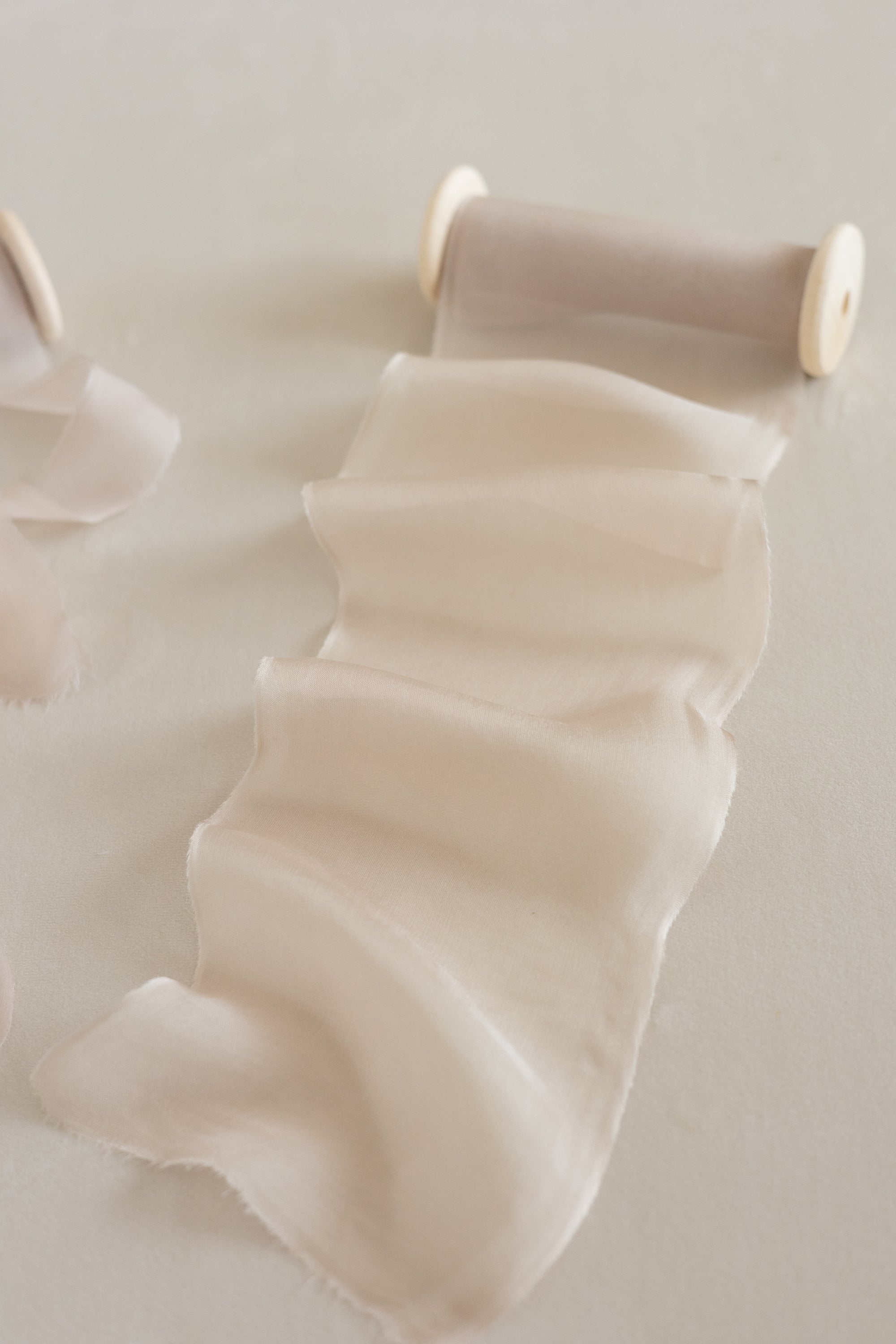 Gauze Silk Ribbon：Dune Pearl