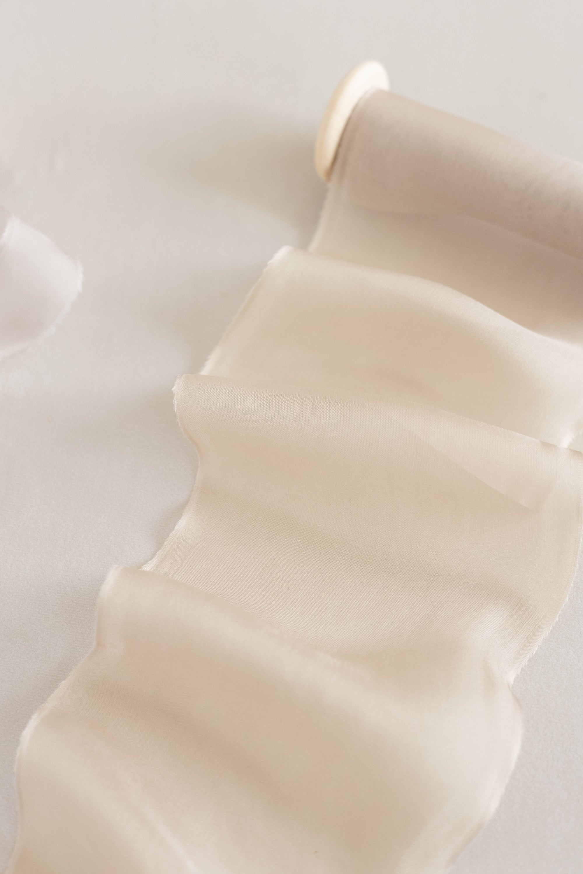 Gauze Silk Ribbon：Dune Pearl