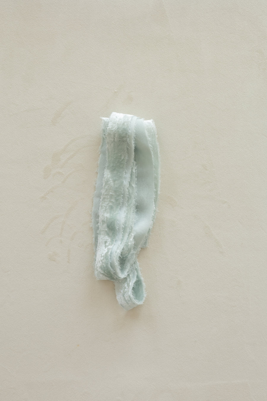 Velvet Silk Ribbon：Glacier