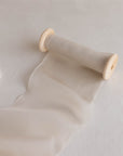 Gauze Silk Ribbon (Slightly Thicker)：Linen Glow