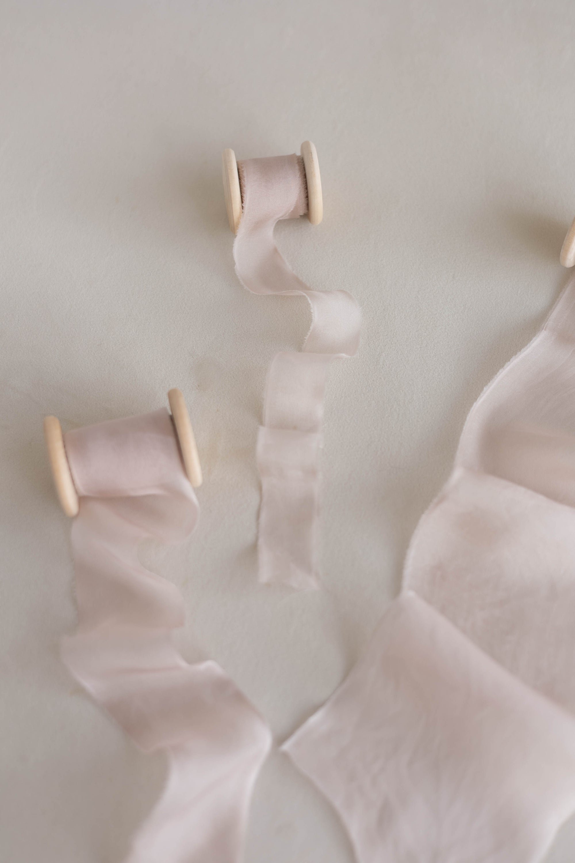 Gauze Silk Ribbon (Slightly Thicker)：Petal Glass