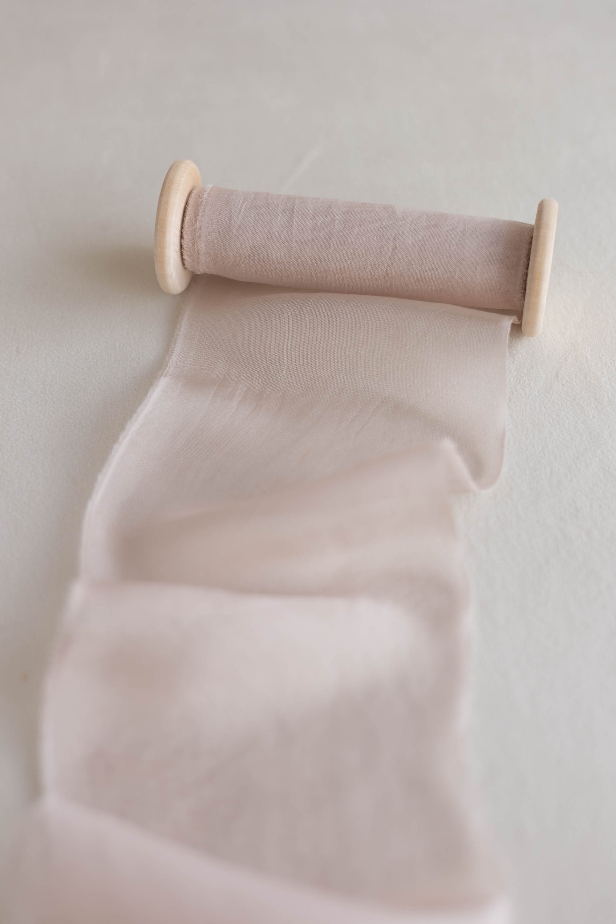 Gauze Silk Ribbon (Slightly Thicker)：Petal Glass