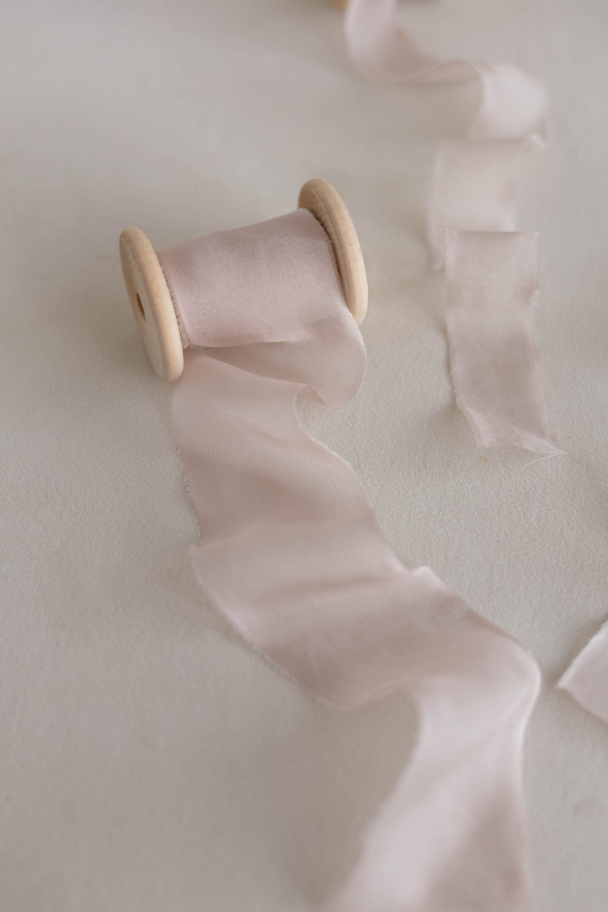 Gauze Silk Ribbon (Slightly Thicker)：Petal Glass