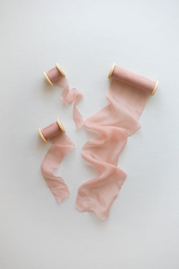 Gauze Silk Ribbon：Rose