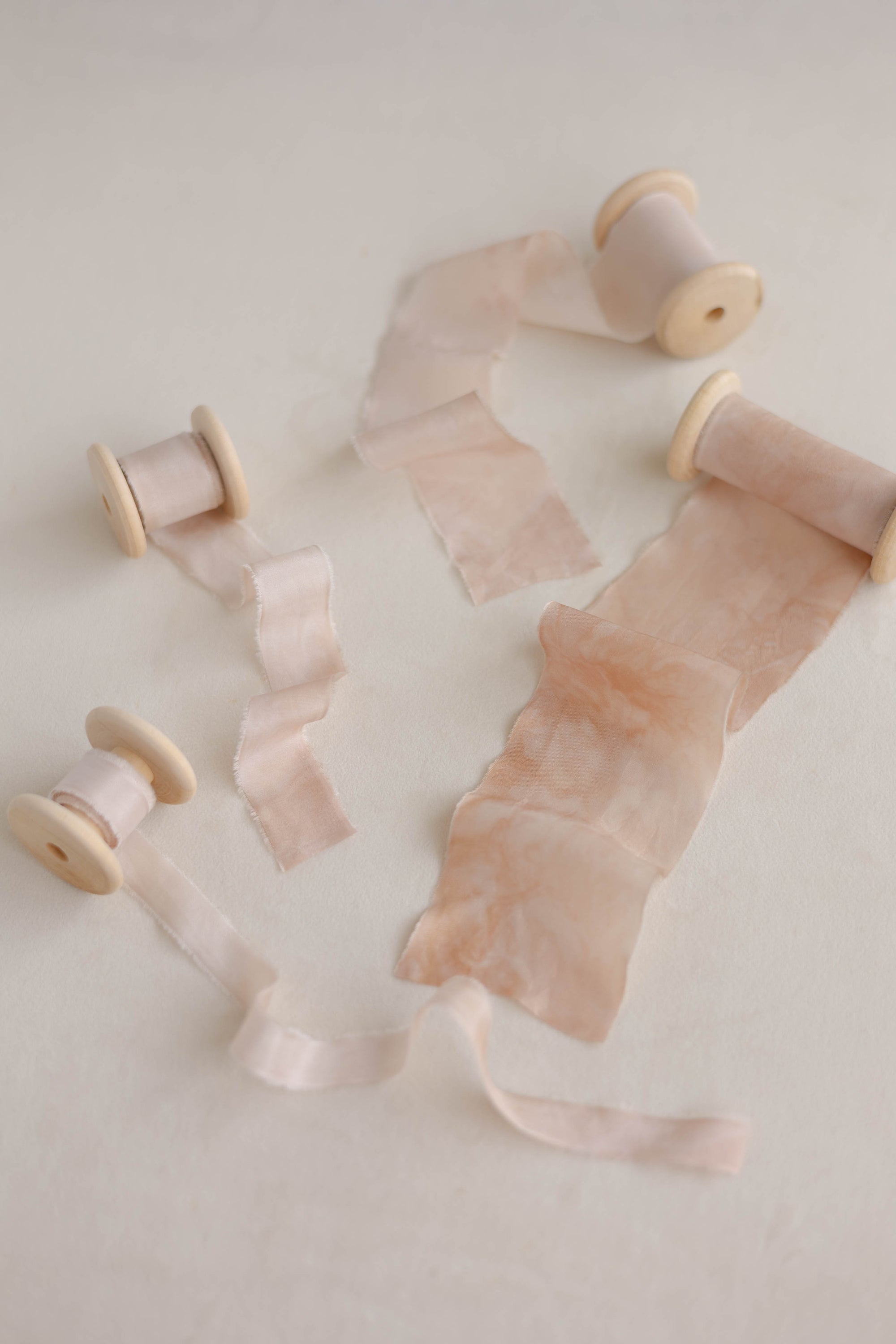 Marble Original Silk Ribbon：Rosy Cloud Haze