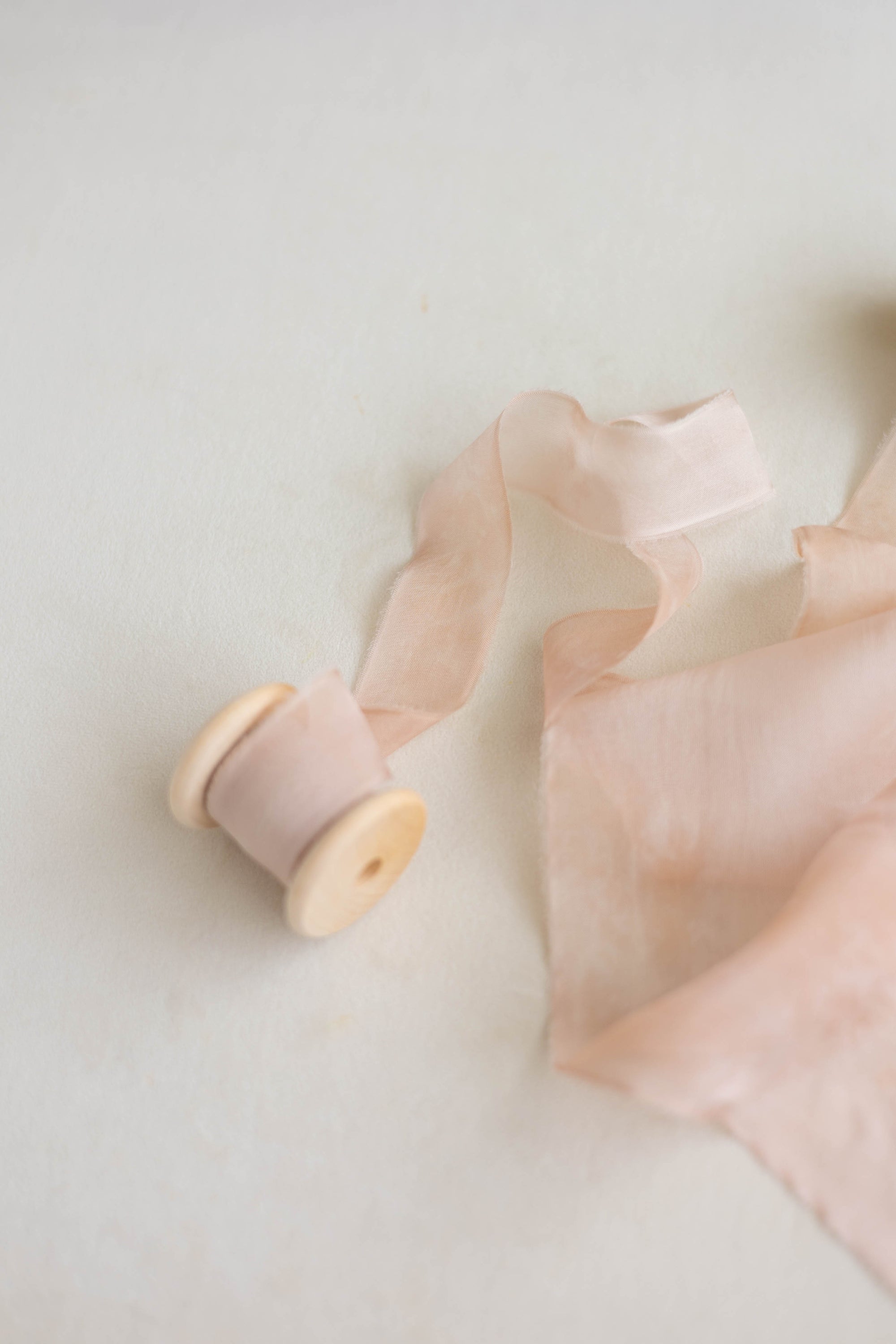 Marble Gauze Silk Ribbon：Rosy Cloud Haze