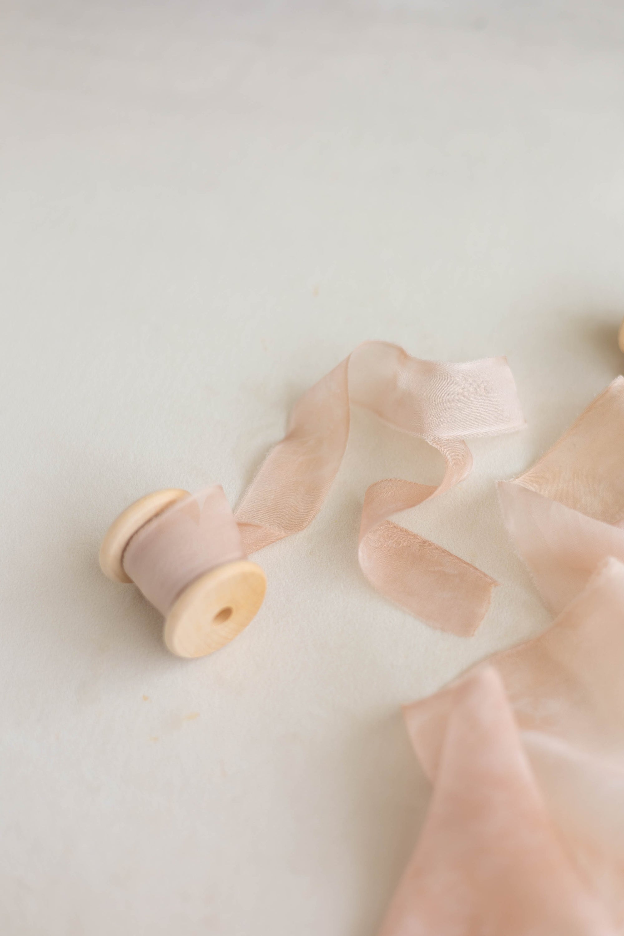 Marble Gauze Silk Ribbon：Rosy Cloud Haze