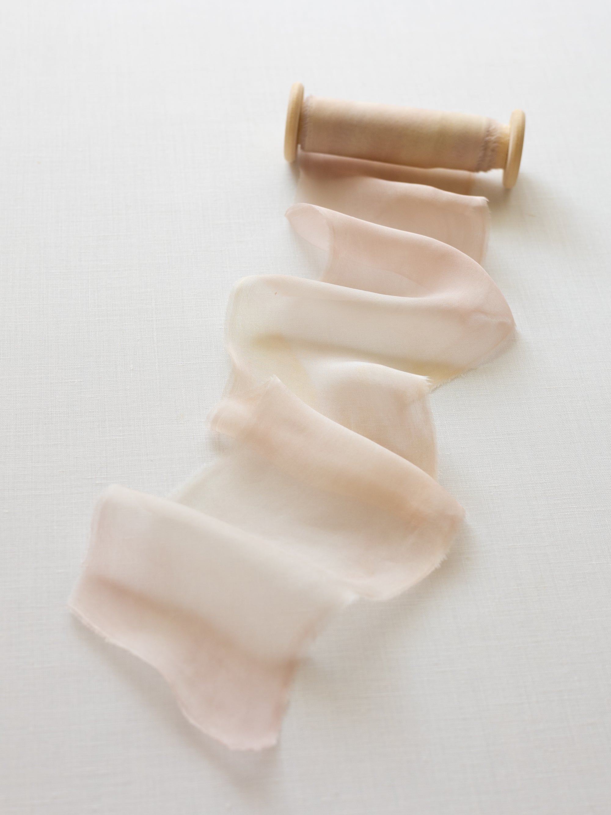Marble Gauze Silk Ribbon：Shirley Pink