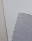 Double Sided Rollable Styling Surface  / Linen (White) x Velvet (Light Blue)