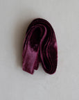 Velvet Silk Ribbon：Wine Red