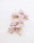 Crinkle Silk Ribbon：Dusty Pink
