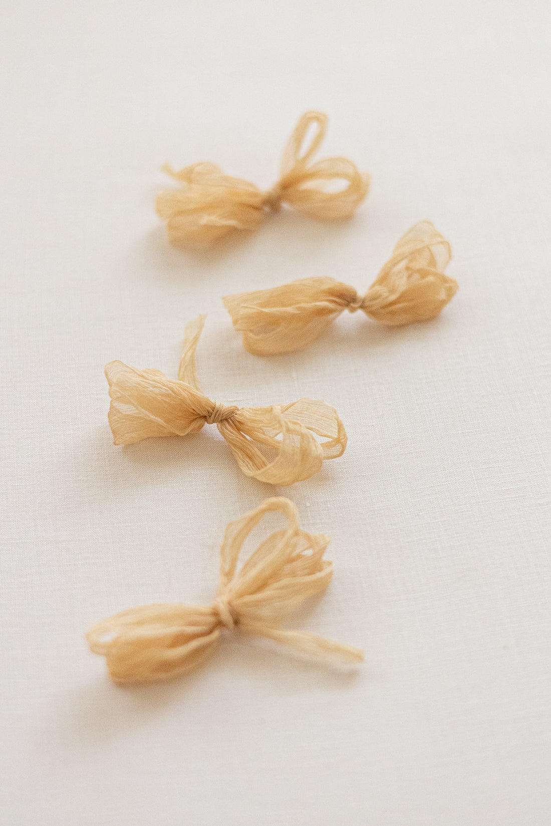 Crinkle Silk Ribbon：Mustard Seed
