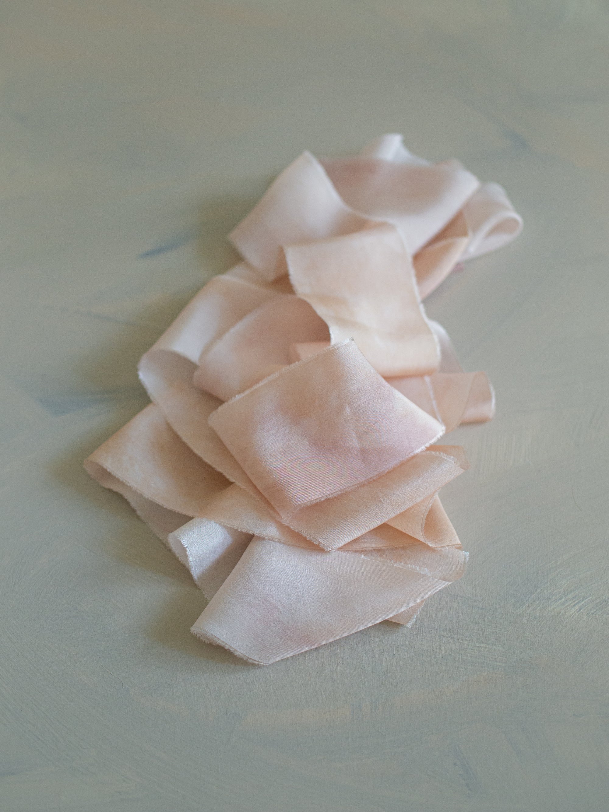 Marble Original Silk Ribbon：Peach Fuzz