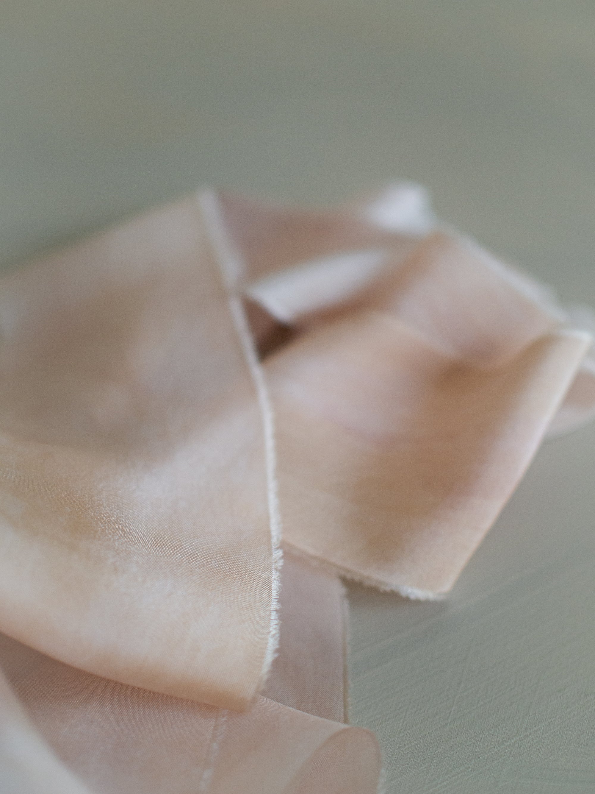 Marble Original Silk Ribbon：Peach Fuzz