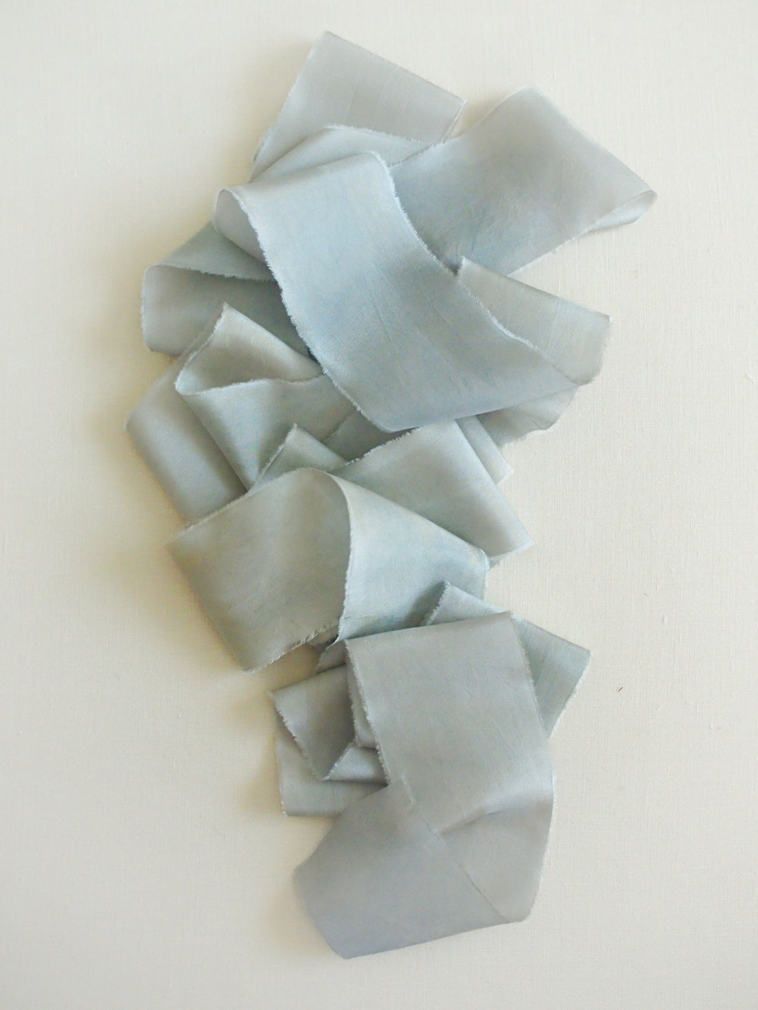 Marble Original Silk Ribbon：Sage Blue